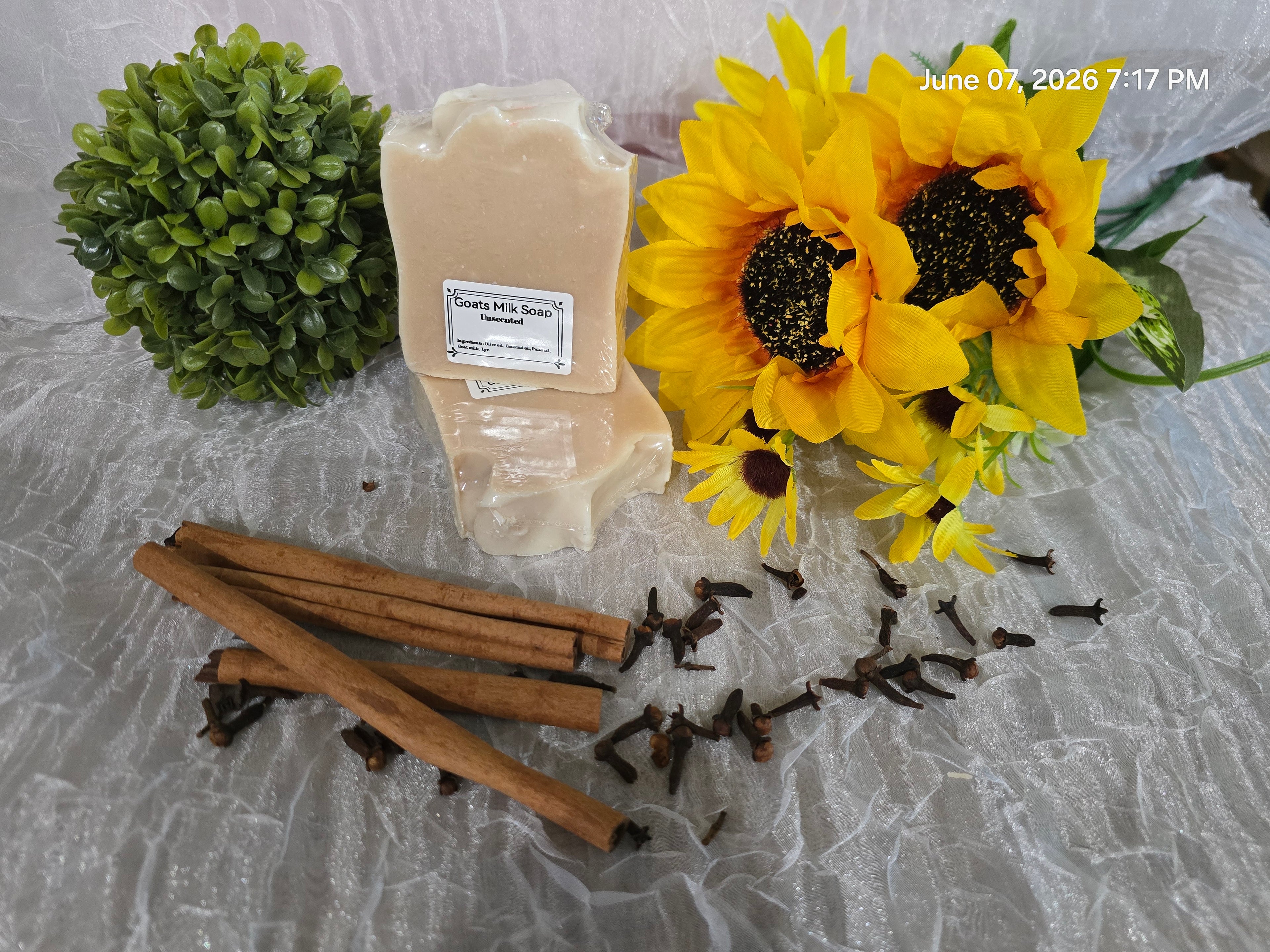 Unscented Goats Milk Soap